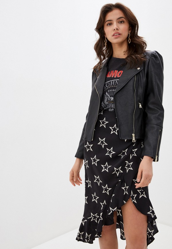 

Куртка кожаная River Island, Черный