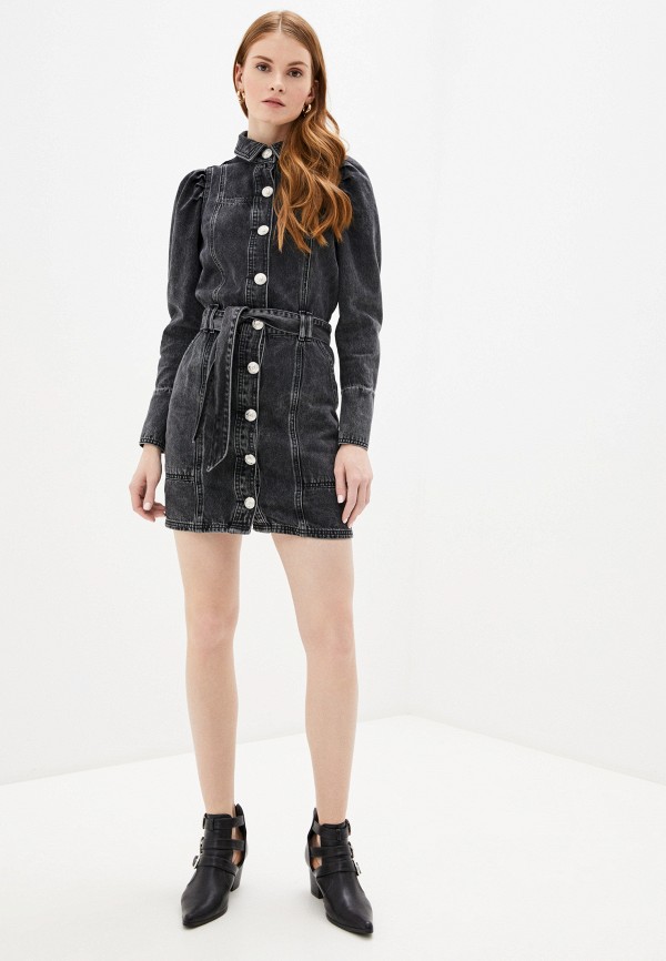 

Платье джинсовое River Island, Серый, River Island RI004EWIGOY2