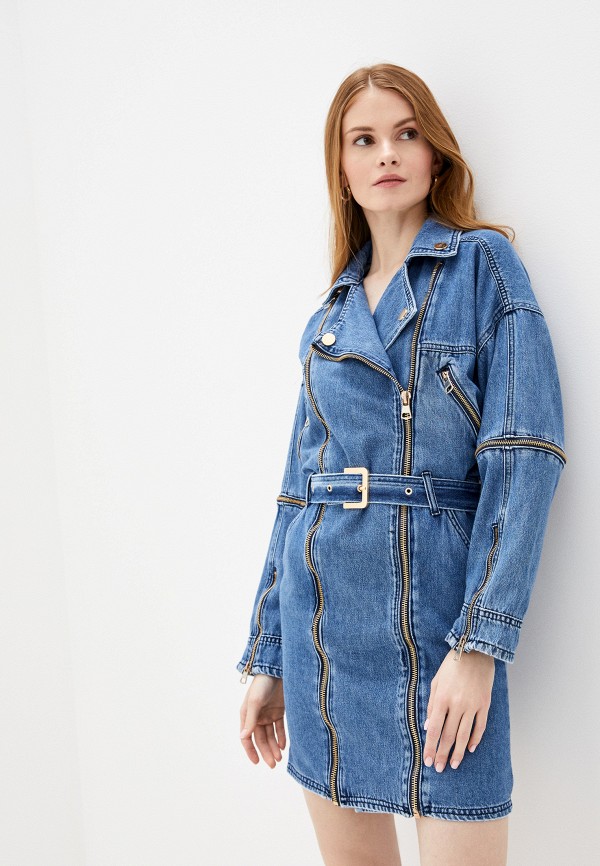 

Платье джинсовое River Island, Синий, River Island RI004EWIGOY4
