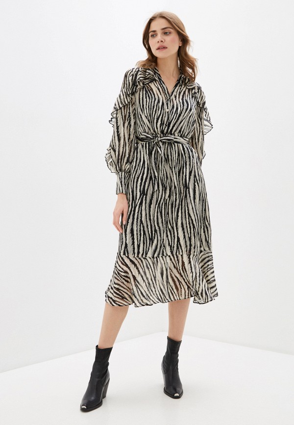 

Платье River Island, Бежевый, River Island RI004EWIMFU8