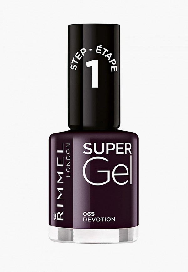 

Лак для ногтей Rimmel, SUPER GEL URBAN AFFAIR 065 Devotion 12 мл, Фиолетовый