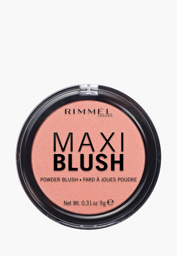 

Румяна Rimmel, Розовый, Maxi Blush, 1 Third Base, 9 гр