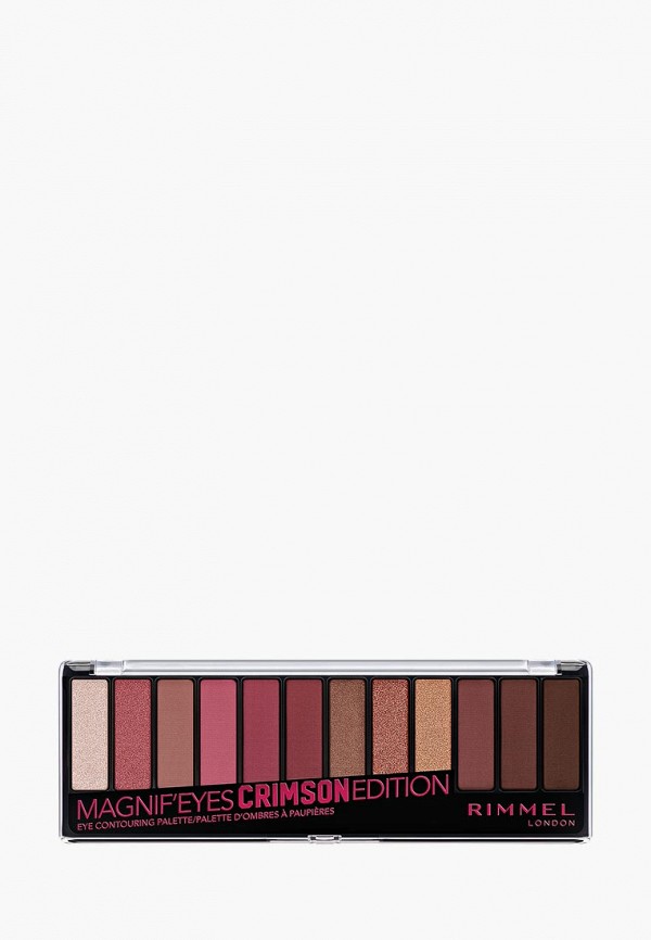 

Палетка для глаз Rimmel, Коричневый, Magnifeyes Palette, 7 Crimson Edition, 14,2 гр