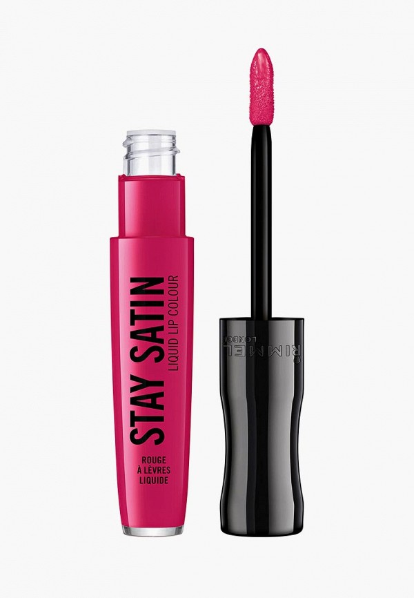 

Помада Rimmel, Розовый, жидкая матовая Stay Satin, 400 Obsession, 5 мл
