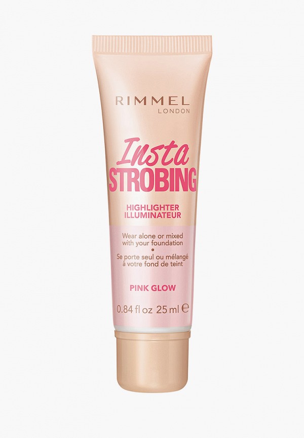 

Хайлайтер Rimmel, Розовый, -стробинг, INSTA STROBING, тон 001 Pink glow, 25 мл