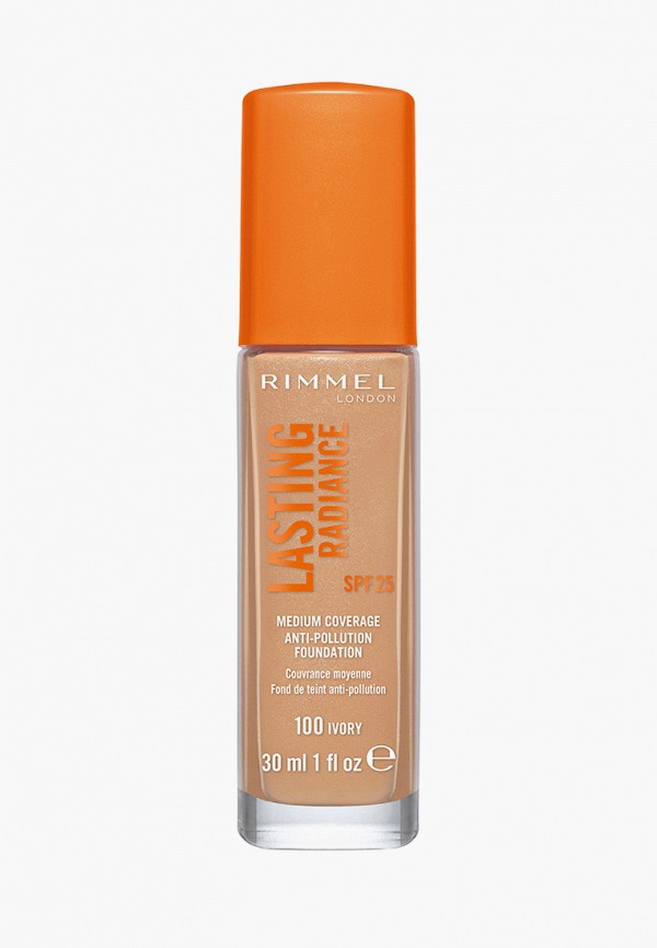 

Тональный крем Rimmel, Бежевый, Lasting Radiance, оттенок 100