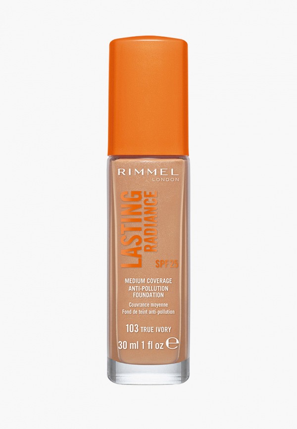 

Тональный крем Rimmel, Бежевый, Lasting Radiance, оттенок 103
