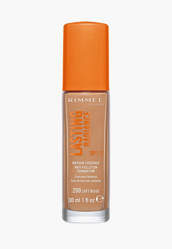 

Тональный крем Rimmel, Бежевый, Lasting Radiance, оттенок 200