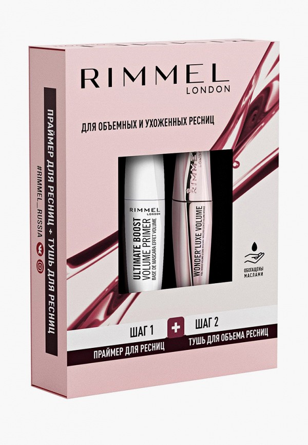 

Набор для макияжа глаз Rimmel, Прозрачный, Mascara + primer, 11 мл