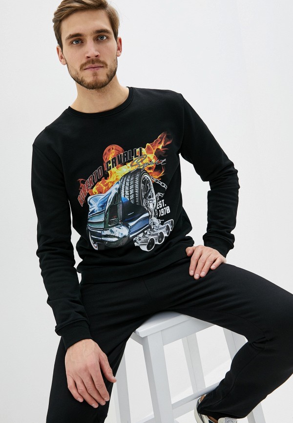 

Свитшот Roberto Cavalli Sport, Черный, Roberto Cavalli Sport RO047EMGRIY7