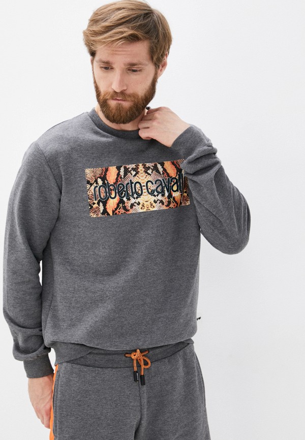 

Свитшот Roberto Cavalli Sport, Серый, Roberto Cavalli Sport RO047EMKEPG9