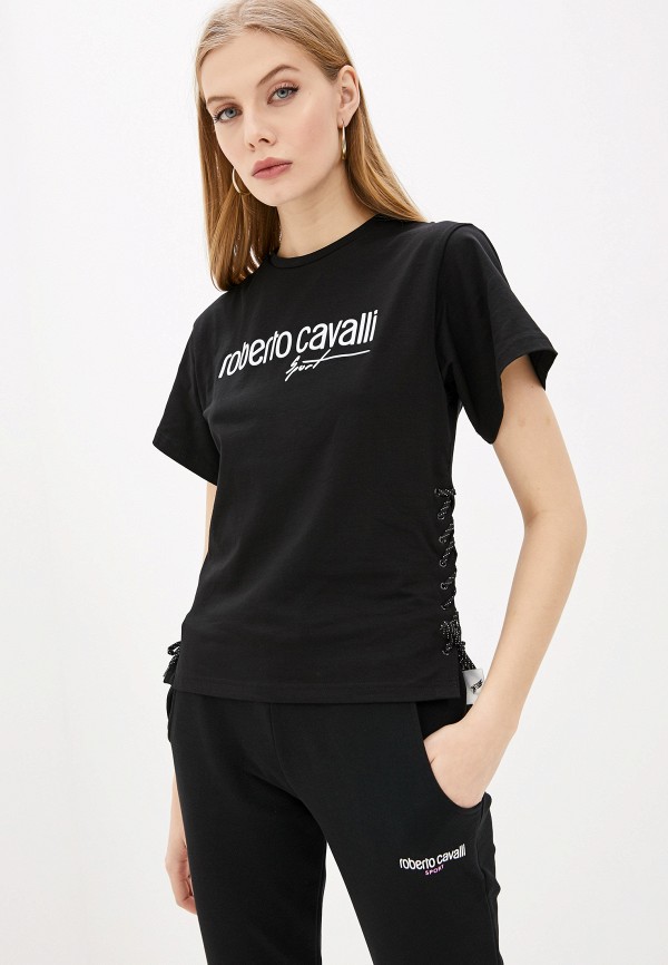 

Футболка Roberto Cavalli Sport, Черный, Roberto Cavalli Sport RO047EWGRHB0