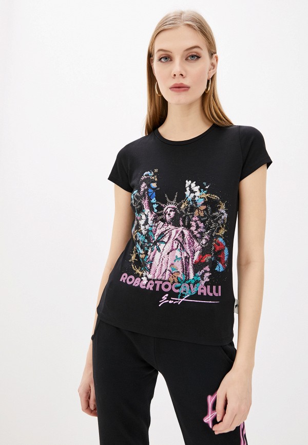 

Футболка Roberto Cavalli Sport, Черный