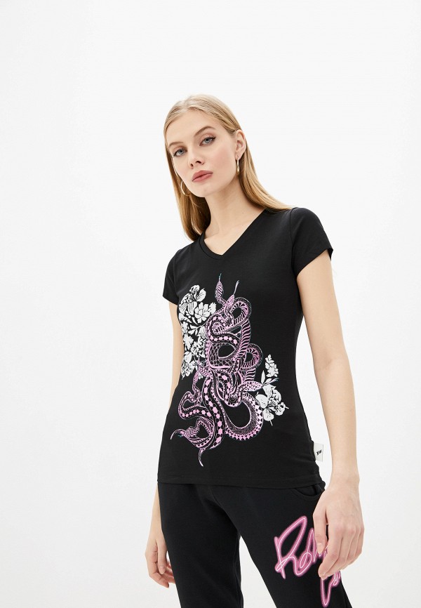 

Футболка Roberto Cavalli Sport, Черный, Roberto Cavalli Sport RO047EWGRHK8