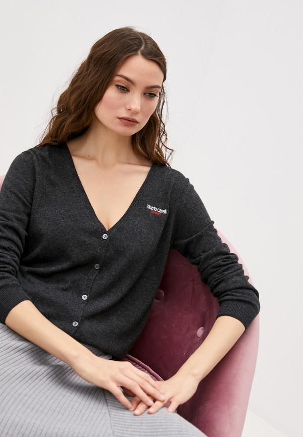 

Кардиган Roberto Cavalli Sport, Серый, Roberto Cavalli Sport RO047EWLAIJ2