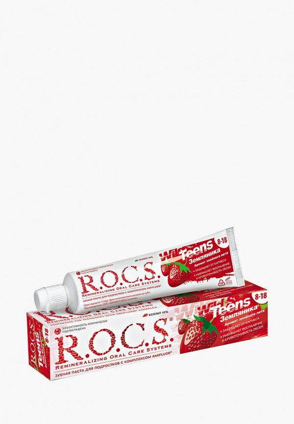 

Зубная паста R.O.C.S, Белый, знойного лета. Земляника 74 гр