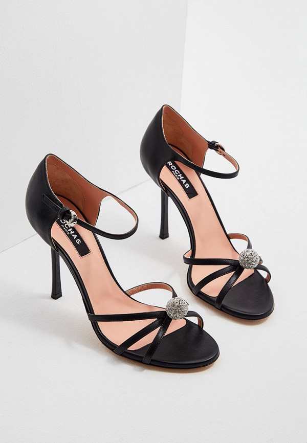 

Босоножки Rochas, Черный, Rochas RO075AWJVFW6