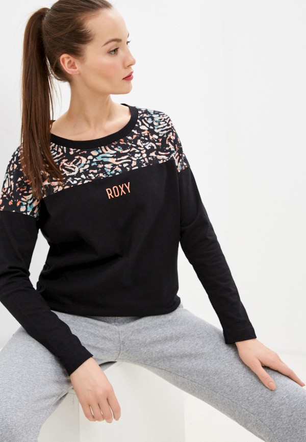 

Лонгслив Roxy, Черный, Roxy RO165EWLZIT4