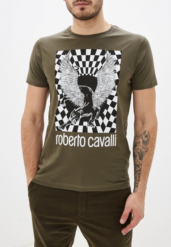 

Футболка Roberto Cavalli, Хаки