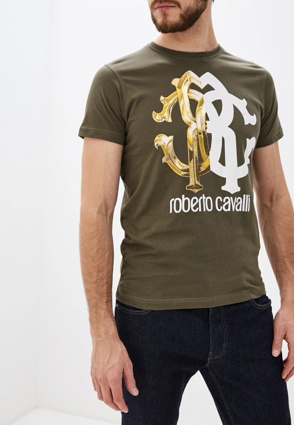 

Футболка Roberto Cavalli, Хаки