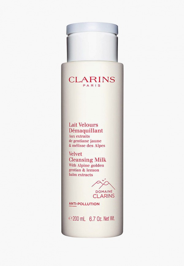 

Молочко для лица Clarins, Белый, очищающее Lait Velours Démaquillant
