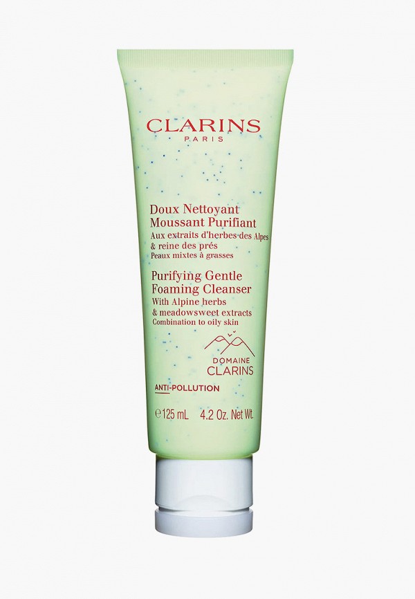 

Крем для лица Clarins, Белый, очищающий Doux Nettoyant Moussant Purifiant 125 мл