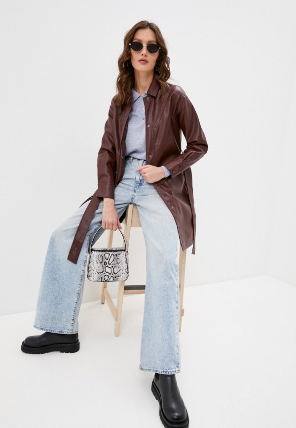 фото Куртка кожаная topshop