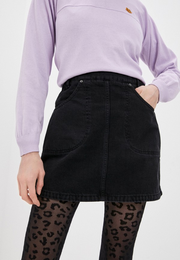 

Юбка джинсовая Kenzo, Черный, Kenzo RTLAAA074001