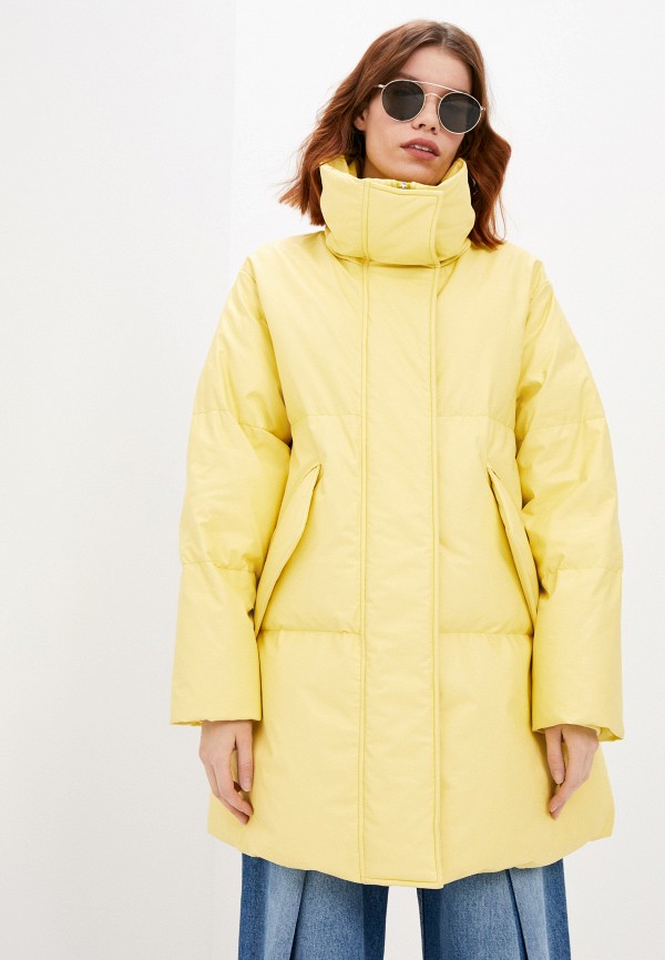 

Куртка кожаная MM6 Maison Margiela, Желтый, MM6 Maison Margiela RTLAAA121701