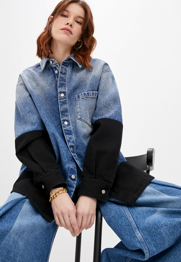 

Рубашка джинсовая MM6 Maison Margiela, Синий