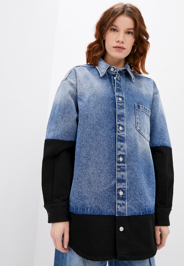 фото Рубашка джинсовая mm6 maison margiela