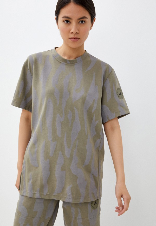 

Футболка adidas by Stella McCartney, Хаки, ASMC TEE AOP