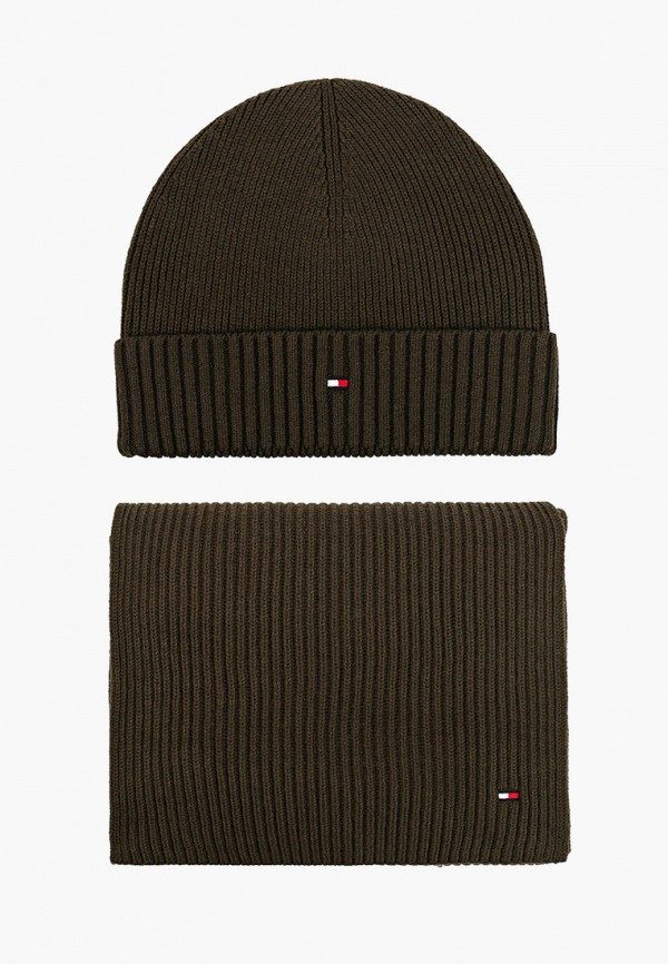 

Шапка и шарф Tommy Hilfiger, Хаки