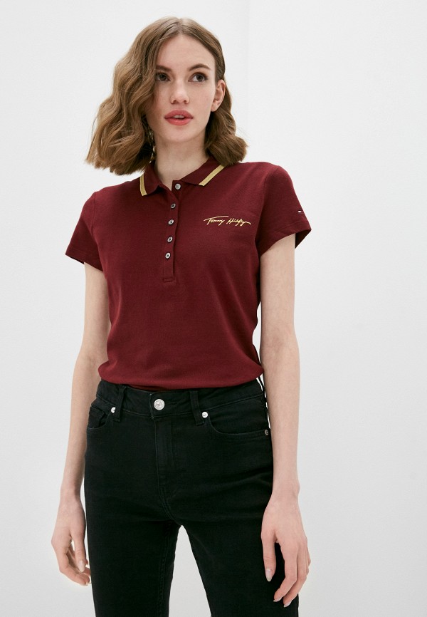 

Поло Tommy Hilfiger, Бордовый