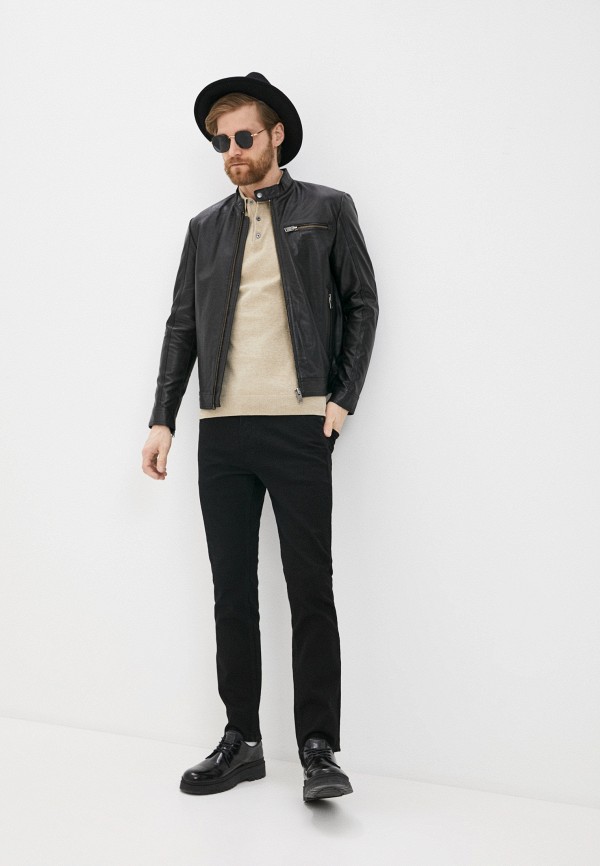 фото Куртка кожаная selected homme