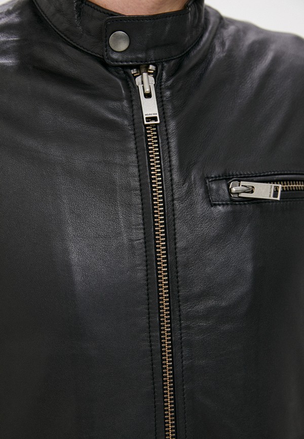 фото Куртка кожаная selected homme