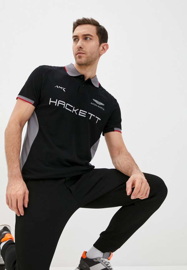 

Поло Aston Martin Racing by Hackett, Черный