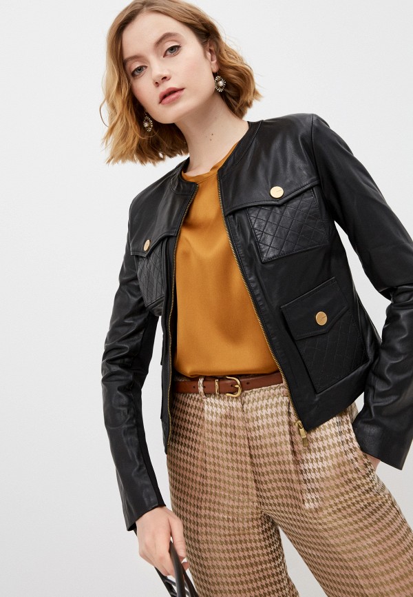 

Куртка кожаная Pinko, Черный