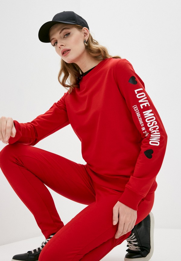 

Свитшот Love Moschino, Красный