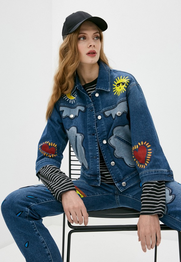 

Куртка джинсовая Love Moschino, Синий, Love Moschino RTLAAA296701
