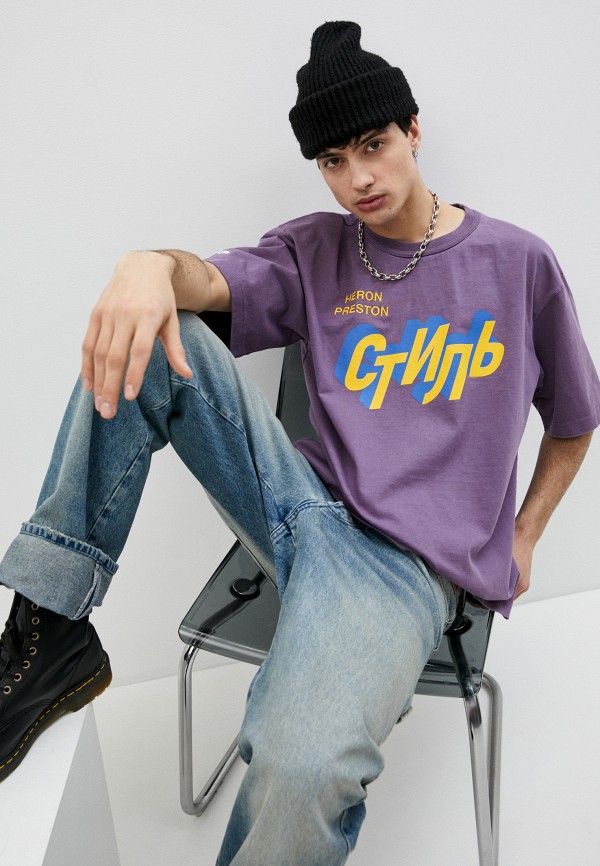 

Футболка Heron Preston, Фиолетовый, Heron Preston RTLAAA297801