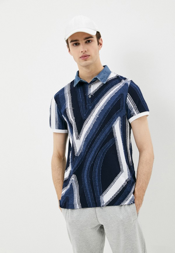 

Поло Desigual, Синий