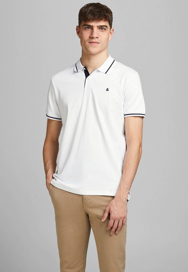 

Поло Jack & Jones, Белый, Jack & Jones RTLAAA421401