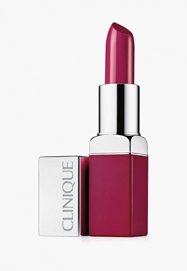 

Помада Clinique, Фиолетовый, интенсивный цвет и уход Рop lip colour + primer, Raspberry, 3.9 г