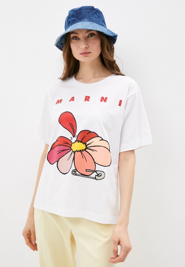

Футболка Marni, Белый, Marni RTLAAA469502