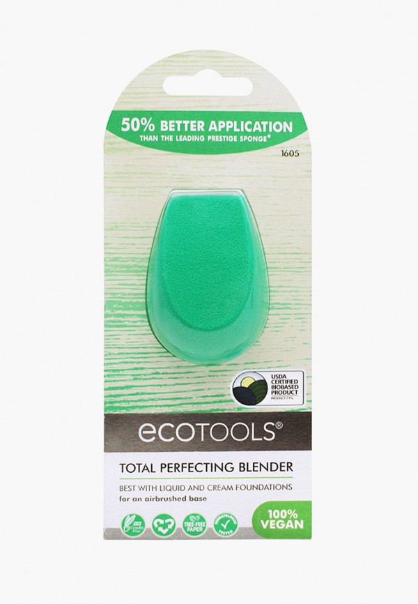 Спонж для макияжа Ecotools зеленый, размер 00, фото 3