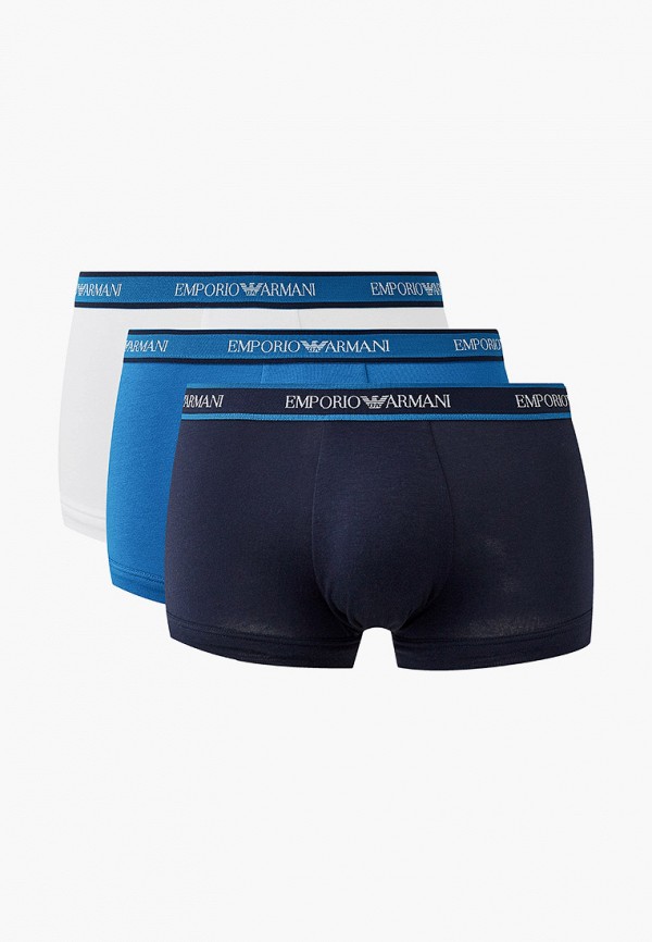 

Трусы 3 шт. Emporio Armani, Белый;голубой;синий, Emporio Armani RTLAAA625101