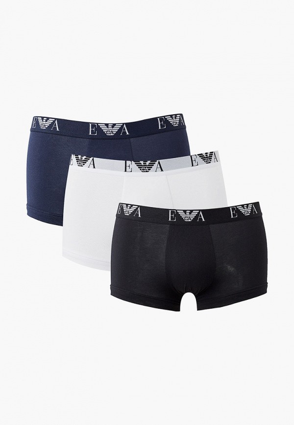 

Трусы 3 шт. Emporio Armani, Белый;синий;черный, Emporio Armani RTLAAA626101