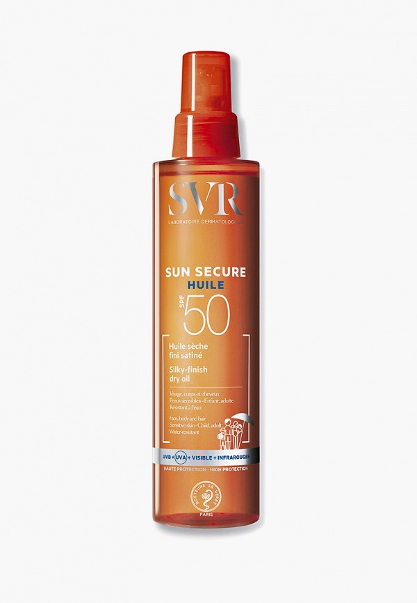 

Масло для лица SVR, Прозрачный, БЕЗОПАСНОЕ СОЛНЦЕ SPF50 200 мл