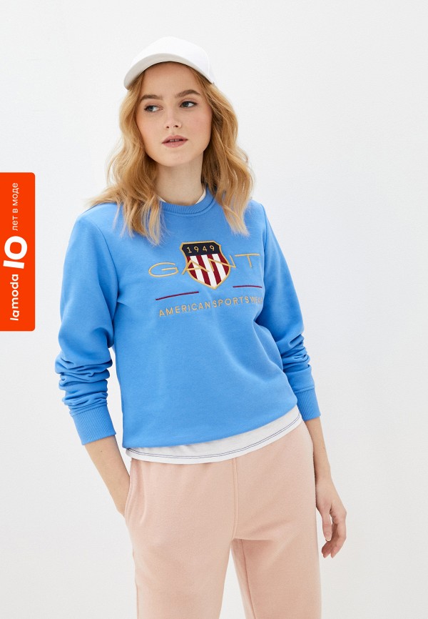 

Свитшот Gant, Голубой, Lamoda 10 Exclusive